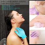 Buy now Shower Gloves,24 Pcs Exfoliating Bath Gloves,Body Scrub Gloves with Hanging Loop for Beauty Spa Massage Skin Shower Body Scrubber-12 Colors at indiglob india