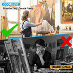 Odorless Mineral Spirits 100ml, Premium Odorless Paint Thinner for Oil Painting, Odor-Free Solvent for Artists, Thinning Oil Colors and Cleaning Brushes, Professionals Oil Painting Supplies