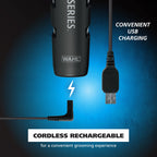 Buy now Wahl USA Pro Series Forever BladeTM Stainless Steel Cordless Rechargeable Beard Trimmer for Men with No Slip Grip & USB Charge Æ’?? Model 3026017 at indiglob india