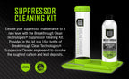 Breakthrough Clean Technologies Suppressor Cleaning Kit, 16oz. Removes Carbon and Lead depsosits