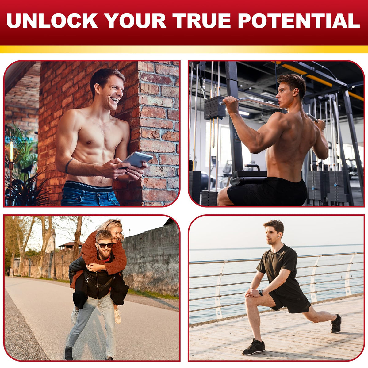 Hornygoatweed for Men, 12 in 1 Horny Goat Weed, for Hormone & Performance