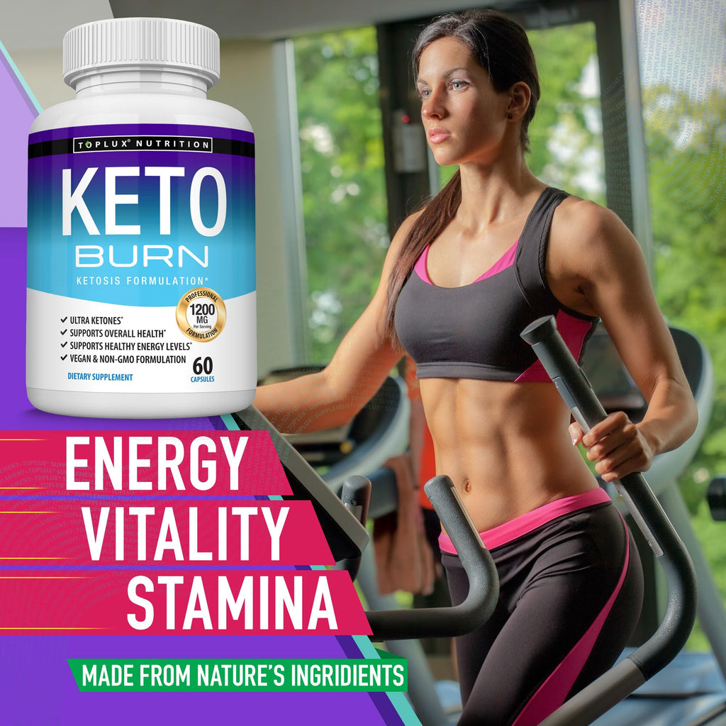 Keto Burn Pills Ketosis - 1200 Mg Ultra Advanced Natural Ketogenic Using Rapsberry Ketone Support Energy Focus Men Women 60 Capsules