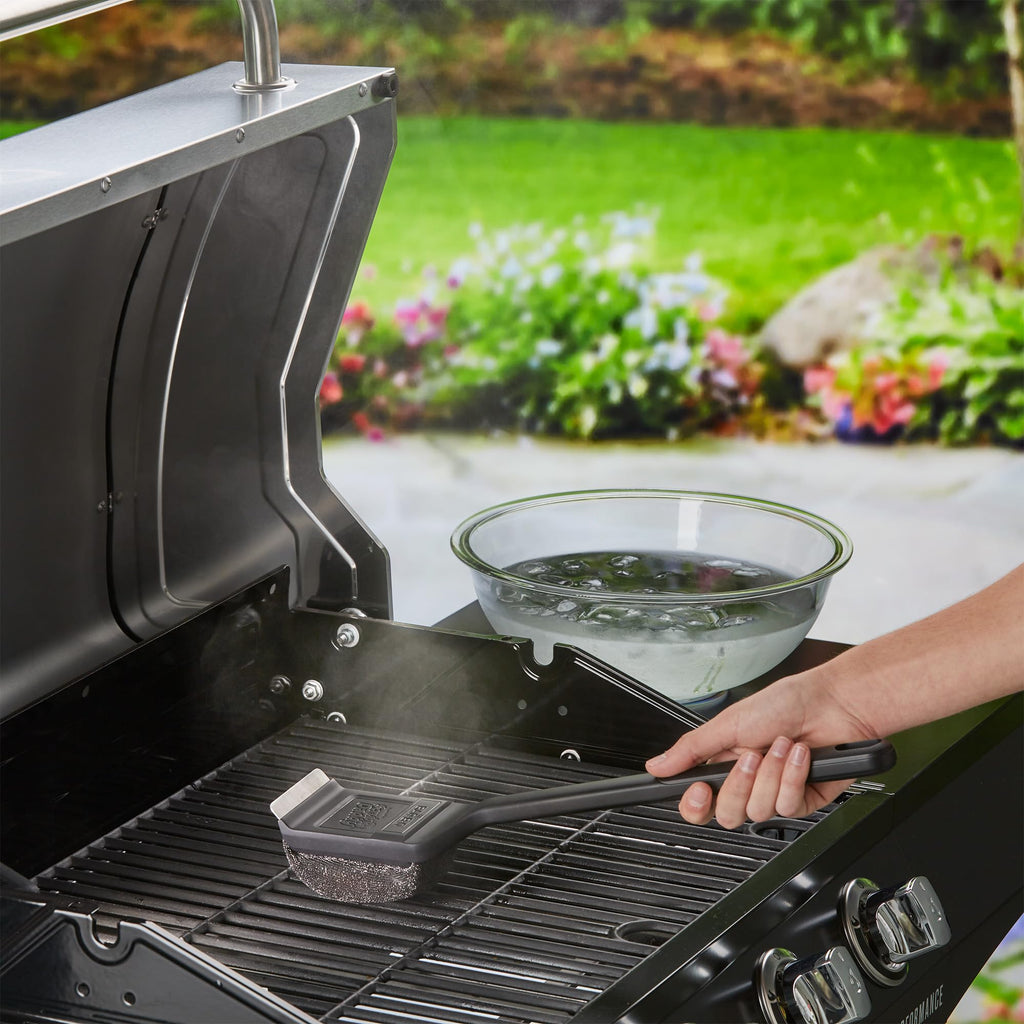 Mr. Bar-B-Q Steam Clean Bristle Free Grill Brush Powered by Scrub Daddy