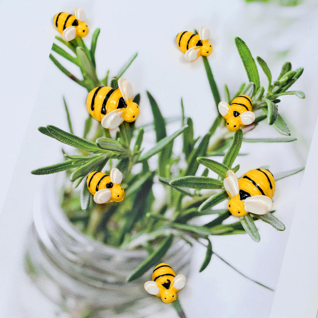 Tiny Resin Bees for Crafts,32Pcs Small Plastic Bumble Bee Decor with 36 Double Self-Adhesive,Honey Bee Flatback Decoration for DIY Wreath Crafts Scrapbooking Party Home Birthday Decoration 3 Size