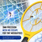 DEVOGUE® Electric Fly Swatter Bug Zapper Battery Operated Flies Killer Indoor and Outdoor Pest Control Mosquito Zapper and Insect Catcher Racket