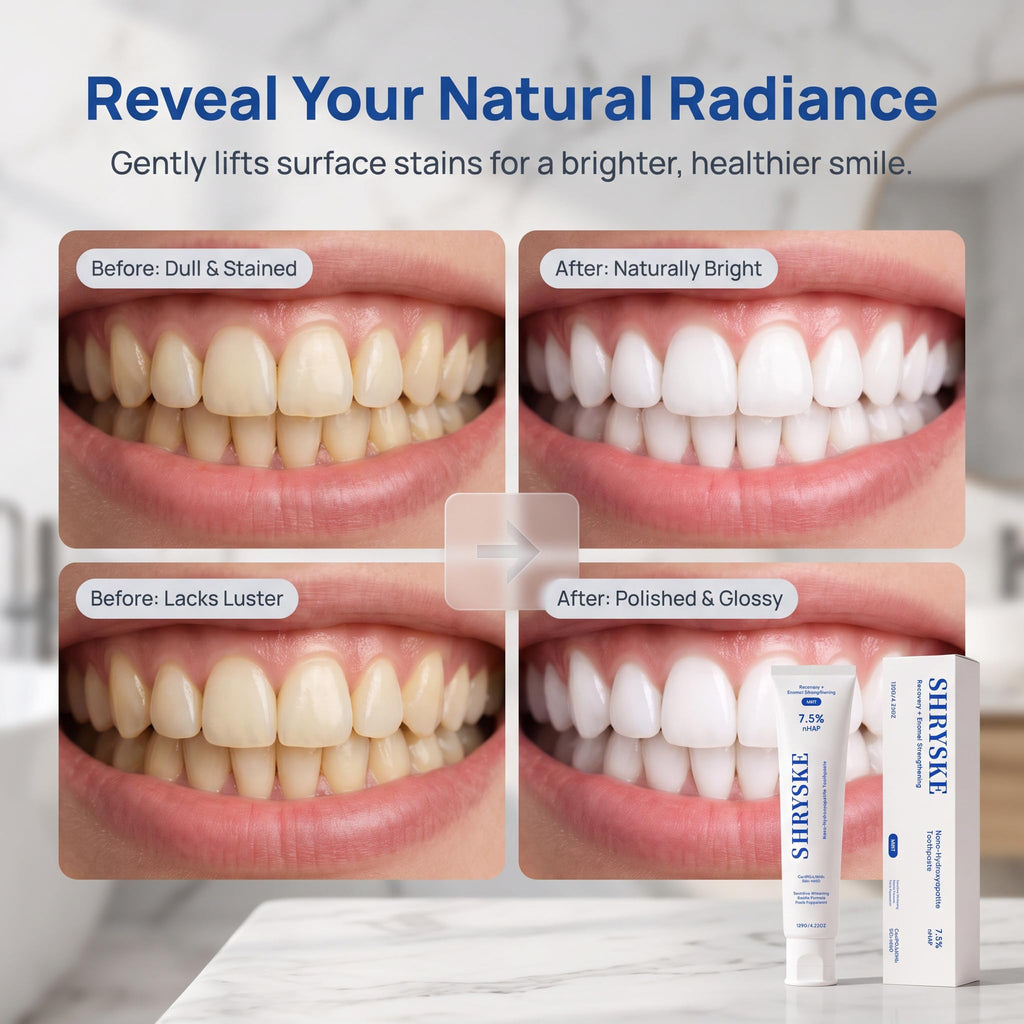Shryske Toothpaste Whitening, Shryske Toothpaste for Yellow Teeth