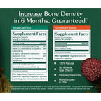 ALGAECAL Bone Builder Pack, Calcium + Strontium for Bone Density, 1 Month | Plant calcium (720mg) plus strontium, D3 (1600IU), K2 (100mg), magnesium (350mg) & 16 nutrients for bone density support.