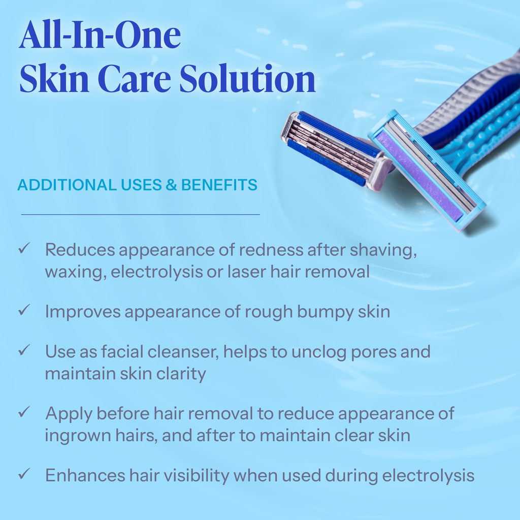 Tend Skin Refillable Roll-On Solution For Razor Bumps & Ingrown Hair 2.5 Oz | Solution for Unsightly Razor Burns, Post Shaving and Waxing Toner, Deodorant, Made in USA