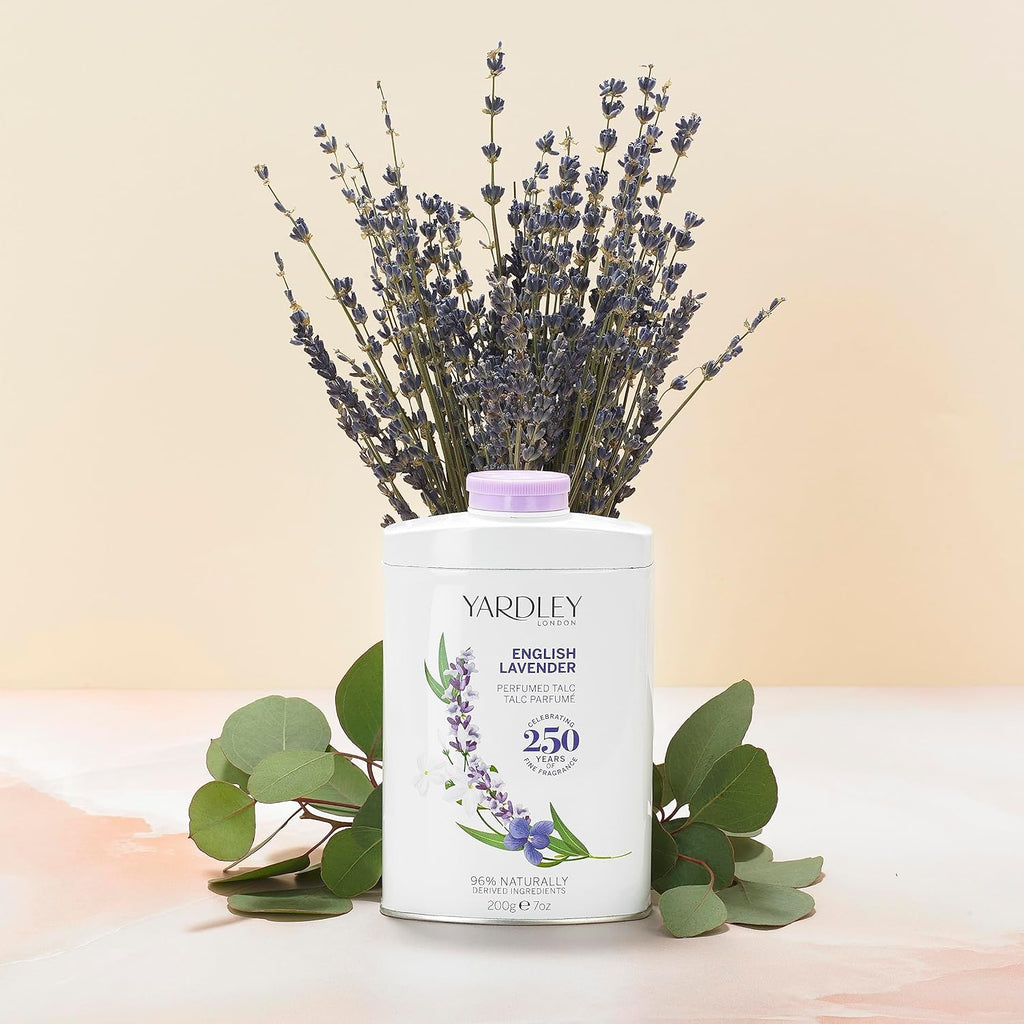 Buy now English Lavender by Yardley of London 7 oz perfumed talc at indiglob india