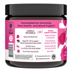 Llama Naturals Vitamin D3 K2 Gummies for Adults and Kids, Vegan, Organic, Vitamin D Gummies, Real Fruit Gummy Vitamins, No Added Sugar Cane, Raspberry, 120 Ct