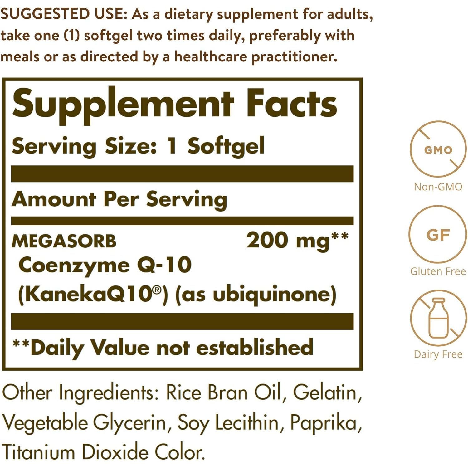 Buy now Solgar Megasorb CoQ-10 200 mg, 60 Softgels - Supports Heart & Brain Function - Coenzyme Q10 Supplement - Enhanced Absorption - Gluten Free, Dairy Free - 60 Servings at indiglob india