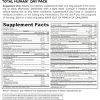 ONNIT Total Human Daily Multivitamin Packs for Men & Women, 30-Day Supply | Comprehensive day & night capsule packs; vitamins, minerals & herbs for daily wellness; 60 packs, 30-day supply, men & women
