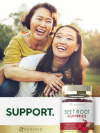 Carlyle Beet Root Gummies | 60 Count | Strawberry Flavor