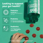 Goli Pre Pro Postbiotic Gummies - Worlds First 3-in-1 Formula with DE111 Probiotics, XOS Prebiotics, MCC1849 Postbiotics - Vegan, Non-GMO, Gluten-Free, 180 Count (3 Pack)