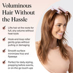 Buy now Kitsch Volumizing Hair Clips for Women - Hair Rollers for Volume & Curls - Volumizing Hair Products, Hair Roller Clips for Effortless Curls That Last - 2pc, Terracotta at indiglob india