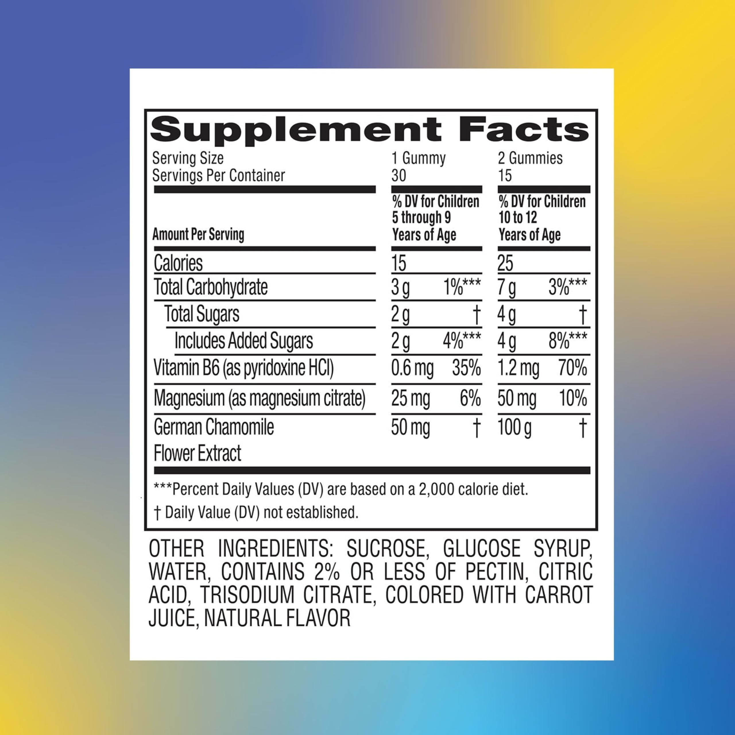 Zarbee's Kids Calm Gummies with Magnesium, Raspberry, 30 ct | For Kids Ages 5+ Years, Melatonin-Free, Support for a Calm Mind & Body, Chamomile & Vitamin B6