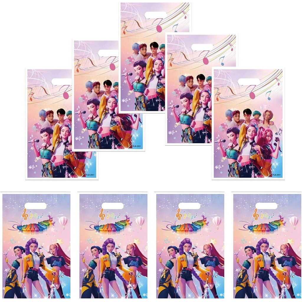 AGOODTO 30PCS Demon movie Hunters party gift bags, supplies, and decorations. Perfect for cartoon parties, ideal for kids, and great for family events, prizes, carnivals, and Christmas.