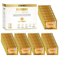 CHMI 24K Gold Under Eye Patches 50 Pairs Collagen, Dark Circles, Wrinkles | Puffy looking eyes, collagen skin care, hydrating eye mask, hydrogel, hyaluronic acid, vitamin E, men & women, travel, gift