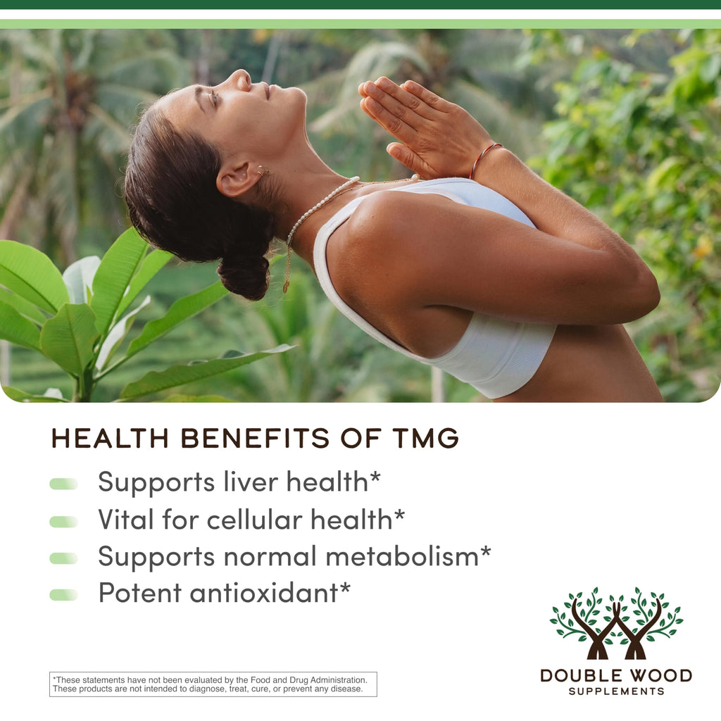 TMG Betaine Anhydrous 1,000mg, 99%+ Purity, Methylation, 180 Capsules | Methylation + Training Supplement, 99%+ Purity Single-Ingredient, Recovery Support, Clean Powder Cap, 90 Servings