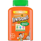Flintstones Gummies Kids Vitamins with Immunity Support*, Kids and Toddler Multivitamin with Vitamin C, Vitamin D, B12, Zinc & more, Orange 150ct