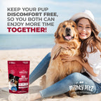 Mighty Petz MAX Cranberry for Dog UTI Treatment - MAX Strength Cranberry Supplement for Dogs + D-Mannose. Bladder Control for Dogs. Urinary Tract Care & Kidney Support Chews
