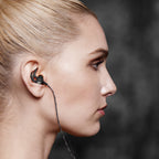 Buy now V-Moda Forza Metallo in-Ear Headphones with 3-Button Remote & Microphone - Apple Devices, Gunmetal Black at indiglob india