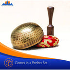 Buy now Tibetan Singing Bowls Set~ Meditation Sound Bowl hand Hammered in Nepal For Yoga, Meditation, Mindfulness, Healing & Chakra balancing~ (3 inch) at indiglob india