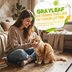Grayleaf® Unscented Cat Litter Deodorizer, 35.2oz Dust-Free Odor Eliminator