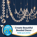 Clear Fishing Line for Crafts - Hanging Decorations - Clear String