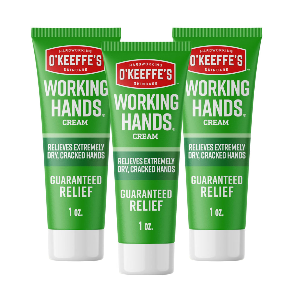 Buy now O'Keeffe's Working Hands Hand Cream for Extreme Dryness - 3 oz Tube (2 Pack) - Repairing Skincare for Cracked, Dry Hands at indiglob india