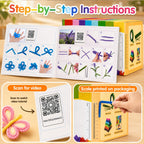 LOTWOW 1200PCS 30 Colors Pipe Cleaners Bulk, Thick Pipe Cleaner Flower Kit
