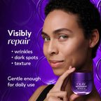Buy now Olay Retinol Night Cream for Women, Anti-Aging Face Moisturizer, Fragrance-Free, Non Greasy - Anti-Wrinkle, Smooth Fine Lines, Hydrating Skin Care - Triple Collagen Cream, Peptide, Niacinamide, 1.7oz at indiglob india