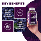 Vitamatic Iron 65 mg with Vitamin C - 60 Vegan Gummies - 3 Pack | 65 mg Iron Per Serving, Natural Grape Flavor, Plant Based, Gluten Free, Non-GMO, Made in USA