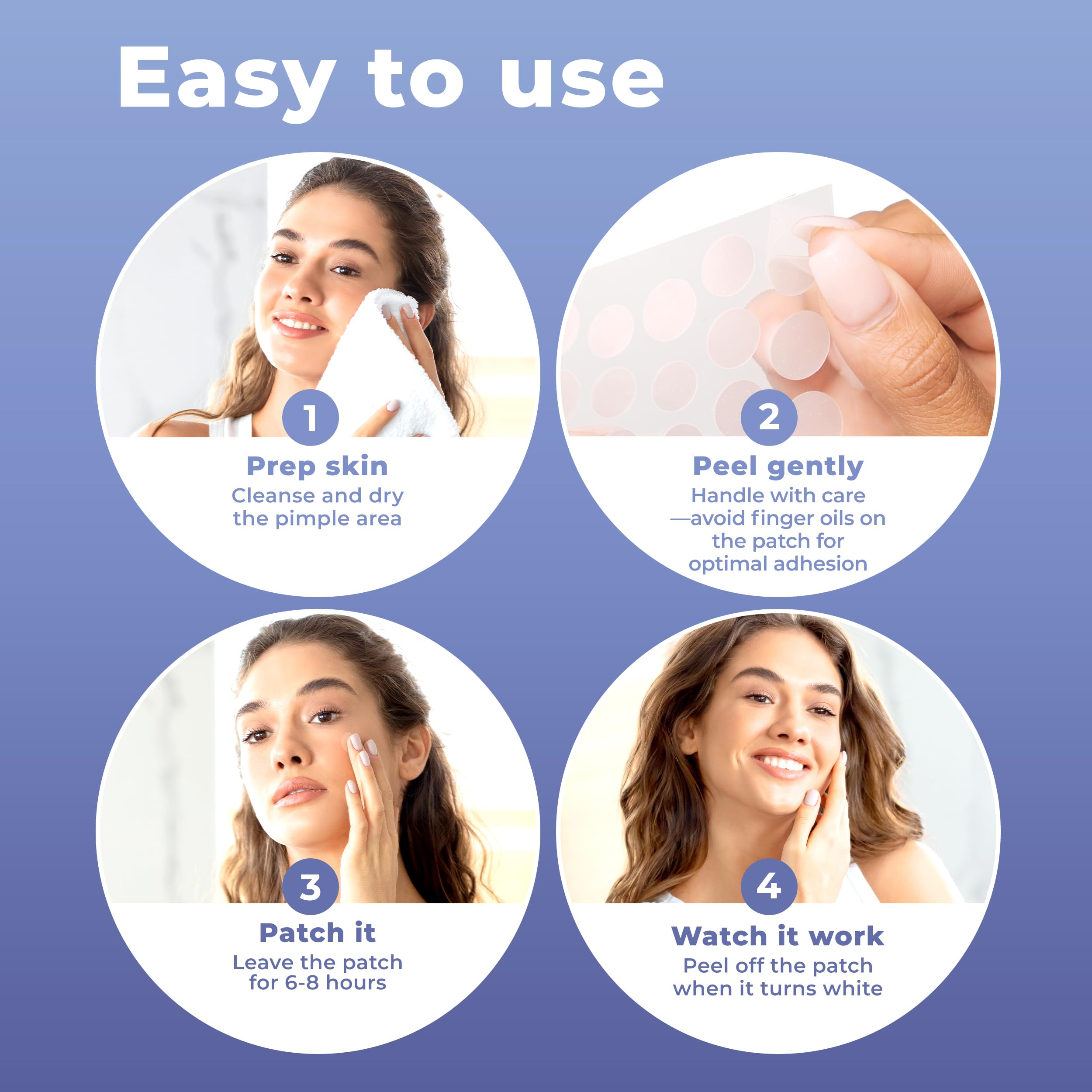 PatchRx Salicylic Pimple Patches (120 Pack), Salicylic Acid Acne Patches with Tea Tree Oil - Zit Patch and Pimple Stickers for Face for Skin Care - Salicylic Acid Acne Dots (Packaging May Vary)