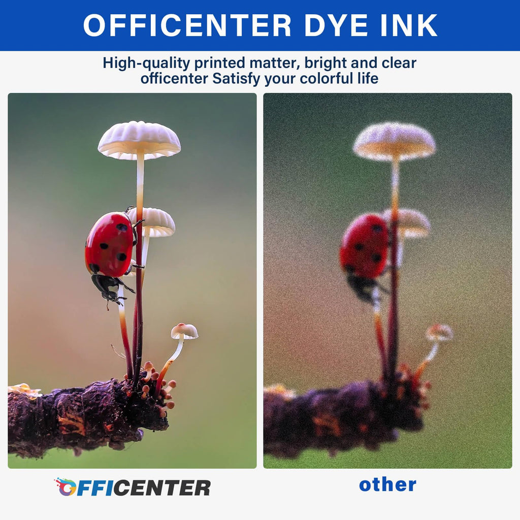 OFFICENTER Compatible Ink Refill Bottles for ET2760 ET-4760 ET2750 ET-3760 ET-2850 ET-15000 ST-4000 ST-2000 ET-3710 ET-3850 ET-3750 ET-4850 ET-3830 ET4750 ET2700 ST3000 ET3700 Printer(2BK C M Y)