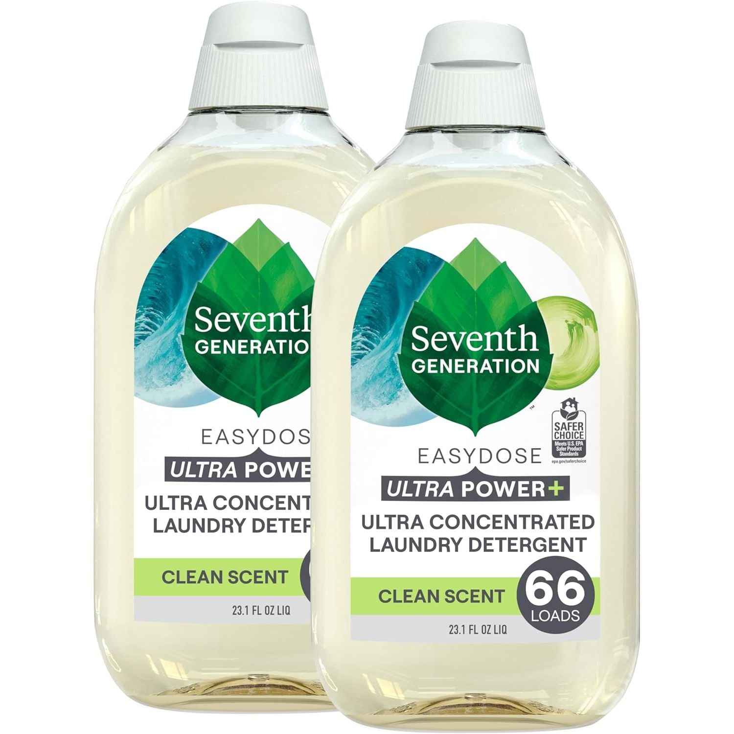 Buy now Seventh Generation EasyDose Laundry Detergent Fresh Lavender Ultra Concentrated Washing Detergent 23 oz 23.1 Fl Oz (Pack of 2) Clean Scent at indiglob india