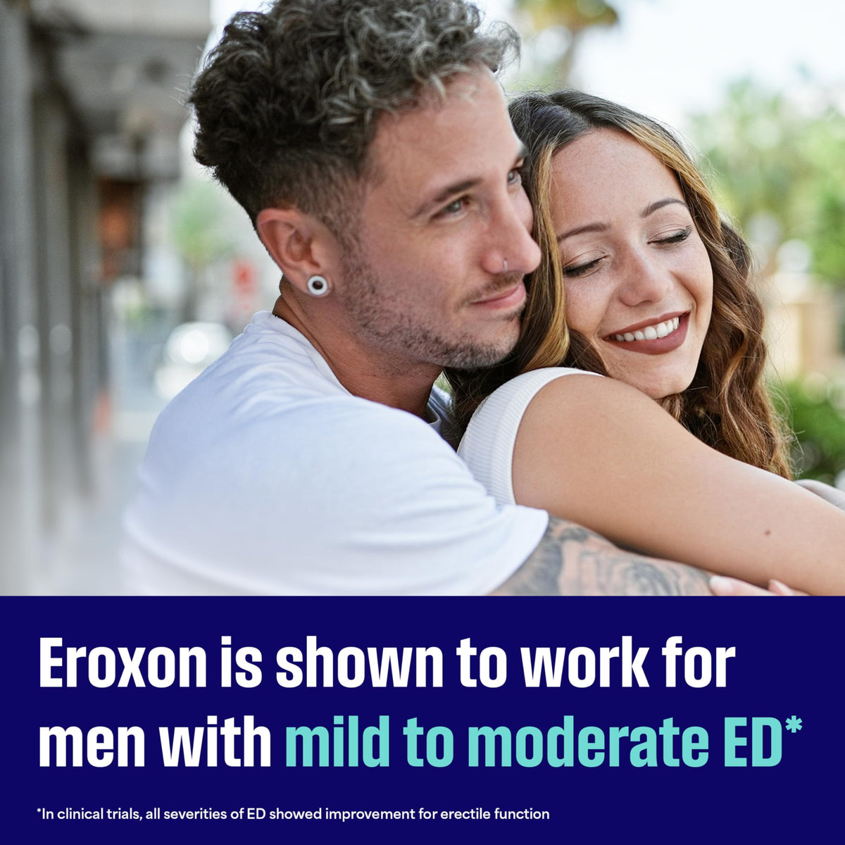 Eroxon Erectile Dysfunction Treatment Gel, 4 Single Use Tubes