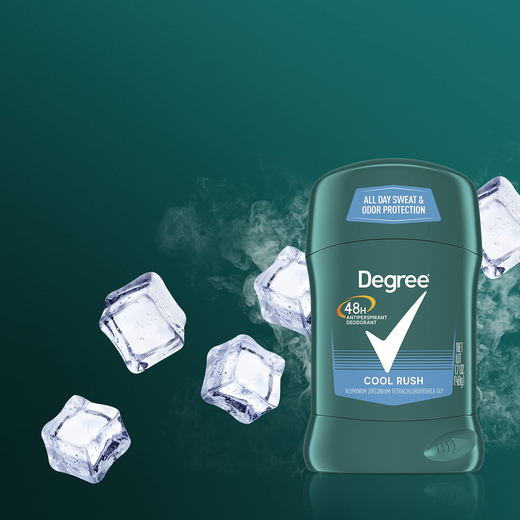 Degree Men Protection Antiperspirant Deodorant Cool Rush 12ct 1.7 oz