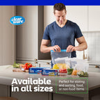 Clearware Zip N' Seal Bags - Variety Pack, 325 Bags - 150 Sandwich Bags, 75 Quart Bags, 50 Gallon Storage Bags, 50 Freezer Gallon Bags, For Food Storage, Freezer Bags, BPA Free