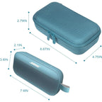 Buy now BOVKE Hard Travel Speaker Case for Bose New SoundLink Flex Speaker (2nd Gen) / Bose SoundLink Flex Bluetooth Portable Speaker, Extra Mesh Pocket for Bose Speaker Charger, Charging Cables, Stone Blue at indiglob india