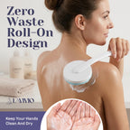 Lotion Applicator for Back - Back Lotion Applicator for Women and Men - 19 Massaging Rollers for Soothing Relief - Long Handle, Easy Application - Ideal for Elderly, Perfect for Cream & Lotion