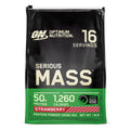 Buy now Optimum Nutrition Serious Mass, Weight Gainer Protein Powder, Mass Gainer, Vitamin C and Zinc for Immune Support, Creatine, Strawberry, 12 Pound (Packaging May Vary) at indiglob india