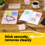 Post-it Notes, 3 x 3 in, The Iconic Canary Yellow Note, 12 Lined Pads