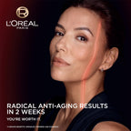 L'Oreal Paris Revitalift Triple Power Face Serum with Tri-Peptides, Hyaluronic Acid and Vitamin C, Anti Aging, Anti Wrinkle Serum to Firm and Brighten, 1 FL oz, + Sample