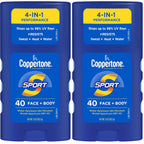 Buy now Coppertone SPORT Sunscreen Lotion Broad Spectrum SPF 50 (3 Fluid Ounce) (Packaging may vary) 1.5 Ounce (Pack of 2) SPF 40 Stick at indiglob india