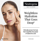 Neutrogena Hydro Boost Water Gel + Facial Cleanser 1.7 fl. oz + 0.5 oz | Hyaluronic Acid Facial Moisturizer, Suitable for Normal to Oily Skin, Hydrating Face Moisturizer, Trial-Size Facial Cleanser