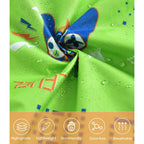 Buy now WAWSAM Lightweight Kids Rain Poncho Reusable Toddler Raincoat Waterproof Rain Jacket at indiglob india