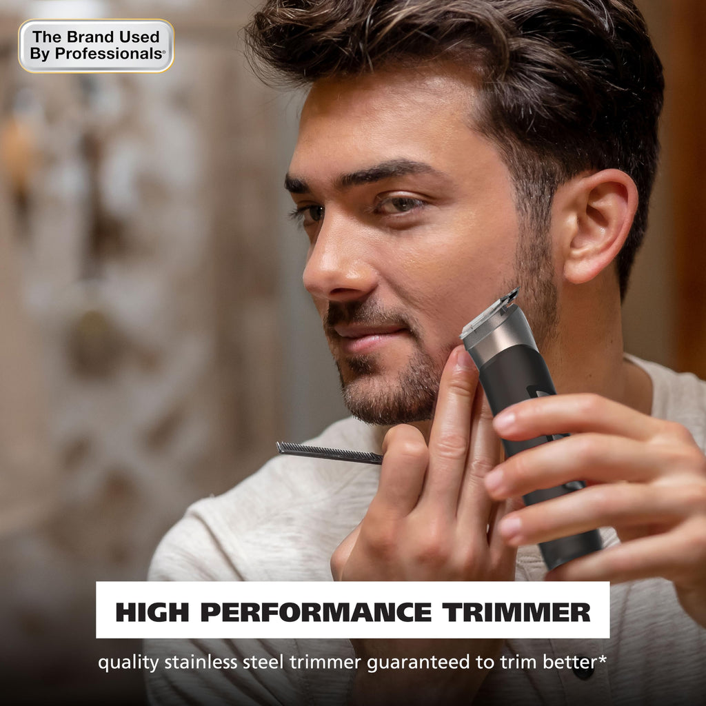Buy now Wahl USA Pro Series Forever BladeTM Stainless Steel Cordless Rechargeable Beard Trimmer for Men with No Slip Grip & USB Charge Æ’?? Model 3026017 at indiglob india