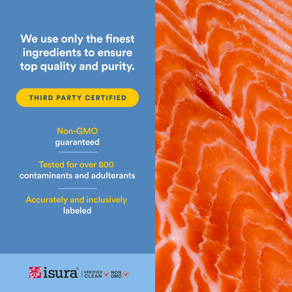 Natural Factors Wild Alaskan Salmon Oil Provides Omega-3, EPA, DHA & Vitamin D, Supports Brain & Heart Health, 180 Softgels