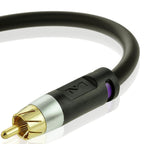 Buy now Mediabridge ULTRA Series Subwoofer Cable (15 Feet) - Dual Shielded with Gold Plated RCA to RCA Connectors - Black 15 ft Black at indiglob india